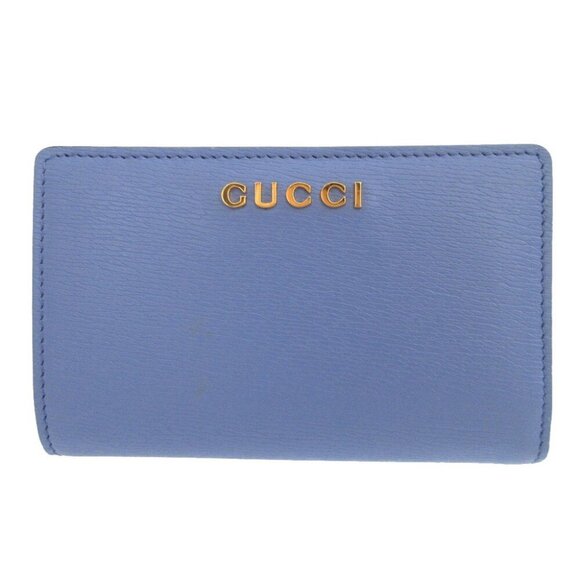GUCCI Purple Leather Wallet - Picture 1 of 9